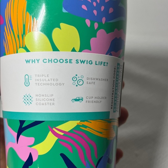 Swig Life Colorful Insulated Tumbler. New - Picture 5 of 7